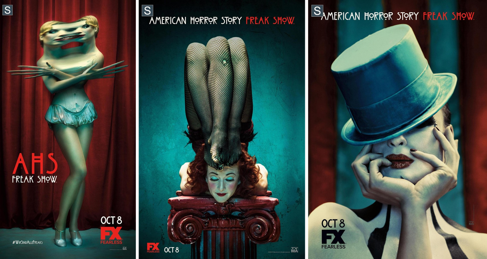 Horror Focus: A Frenzy of 'American Horror Story: Freak Show' Posters