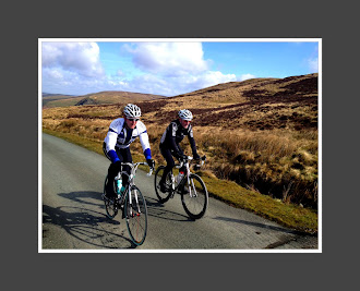 Robbo and Chris grovel up the Bwlch