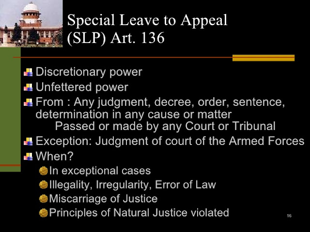 Under Article 136 Special Leave Petition Meaning In Tamil Special