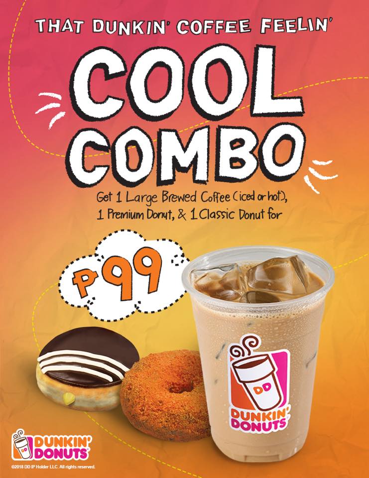 That Dunkin' Coffee Feelin' Cool Combo for P99 The Kuripot's Journal