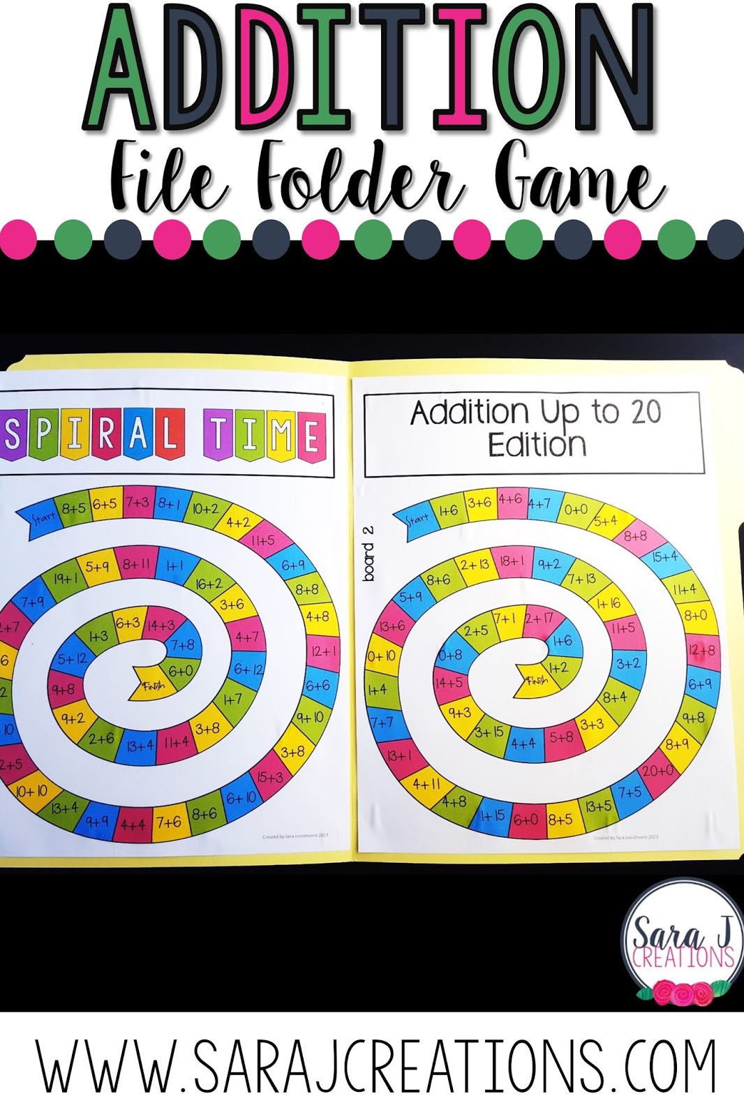 Using Printable File Folder Games for Learning Fun Sara J Creations
