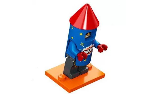 Lego Collectible Minifigures Series 18: Fireworks Suit Character