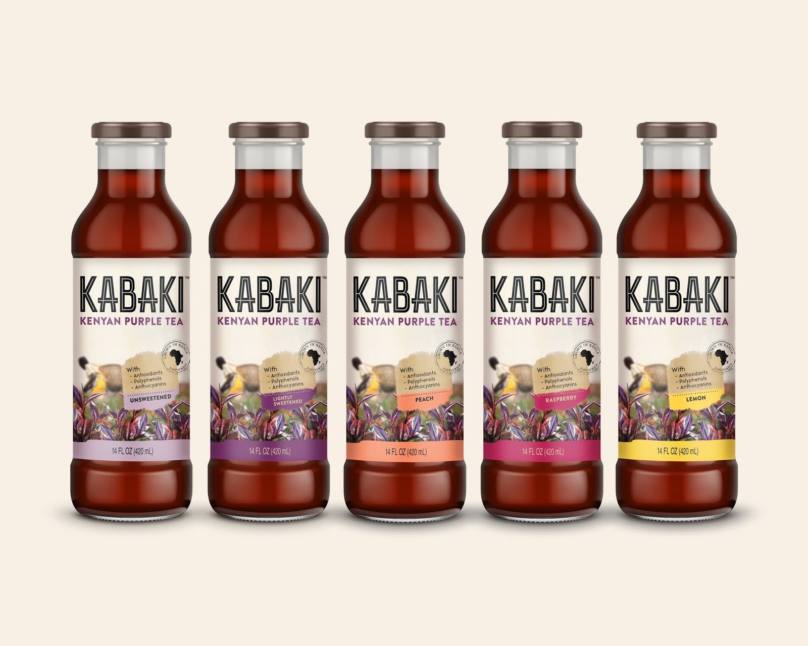 Kabaki Kenyan Purple Tea on Packaging of the World Creative Package Design Gallery