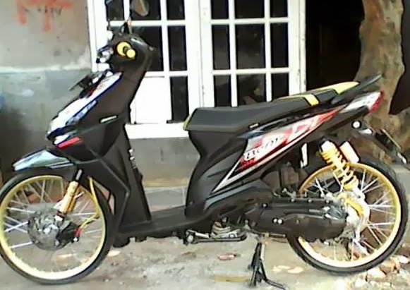 Keren Motor Beat hanya Modifikasi Velg Keren Motor Beat hanya Modifikasi Velg