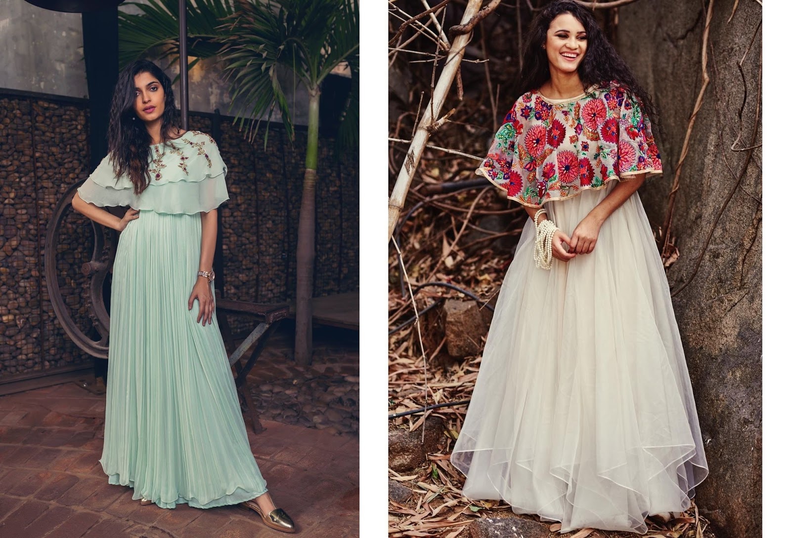 indo western dresses for engagement