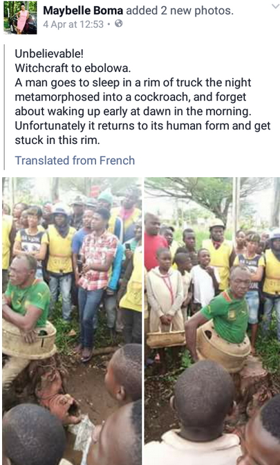 Photos Cockroach Turns Into Human Being In Ebolowa