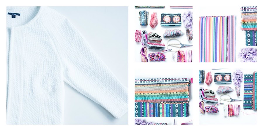 Chaqueta étnica diy