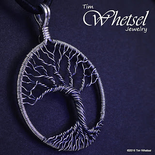 Handmade Tree of Life Wire Wrapped Pendant by Tim Whetsel