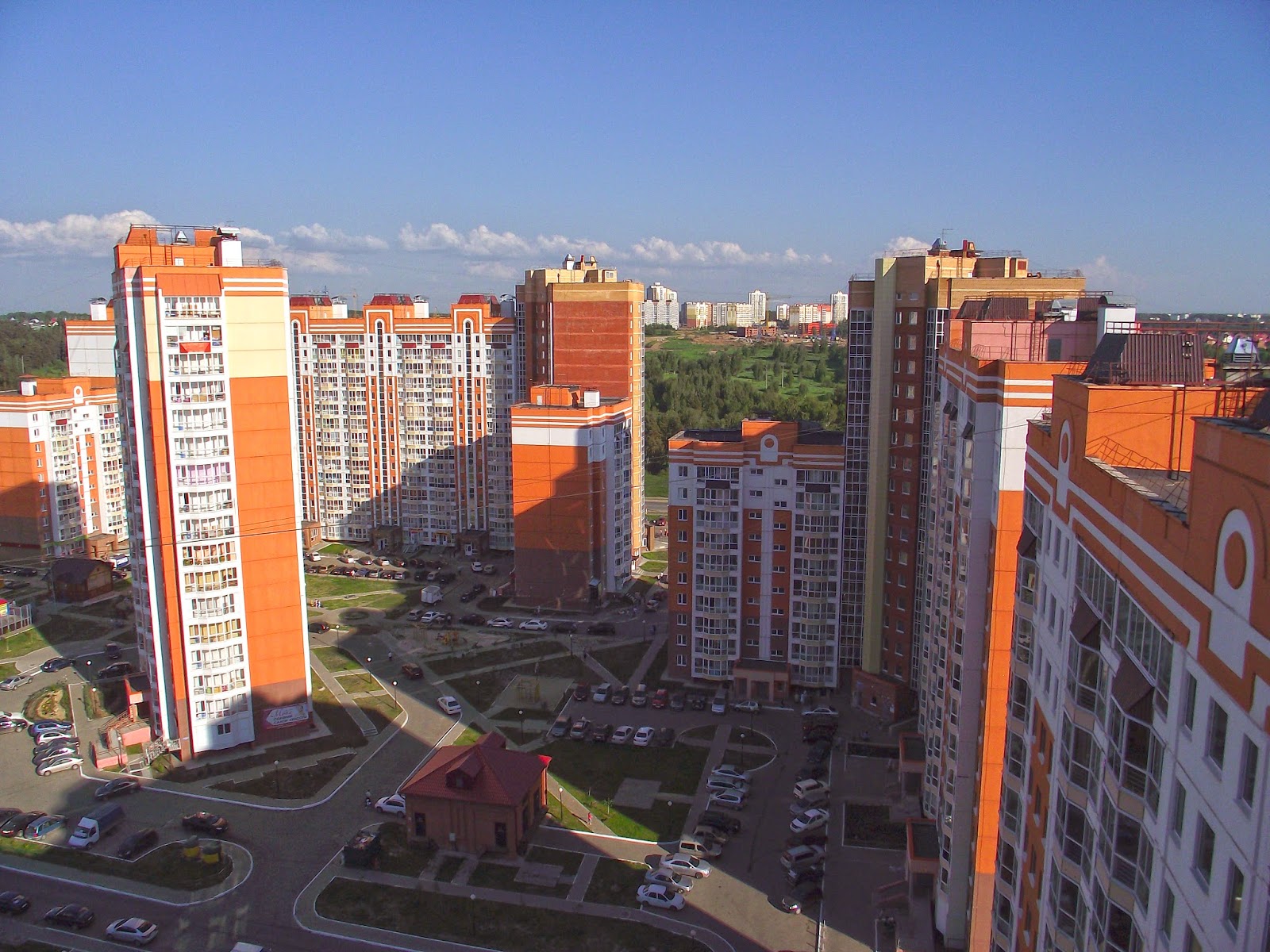 Микрорайон подсолнухи Томск с высоты