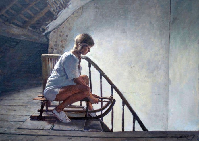 Художник-реалист. Alex Russell Flint