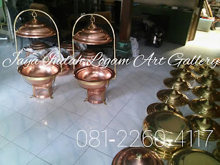 Chafing Dish Tembaga dan Kuningan