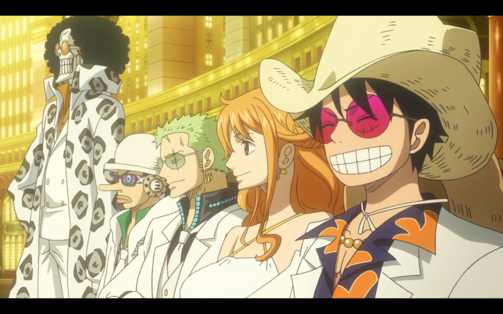 One Piece Film: Gold White Casino & Beach Barbecue Straw Hat Costumes  Revealed : r/OnePiece