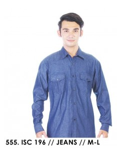 baju denim pria kemeja denim pria murah