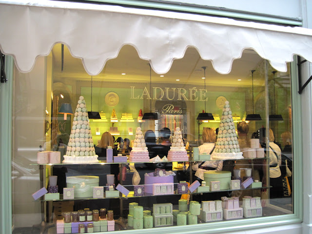 Off the streets of Paris and on to the streets of New York City, Laduree serves delicious cookies to those dining in New York