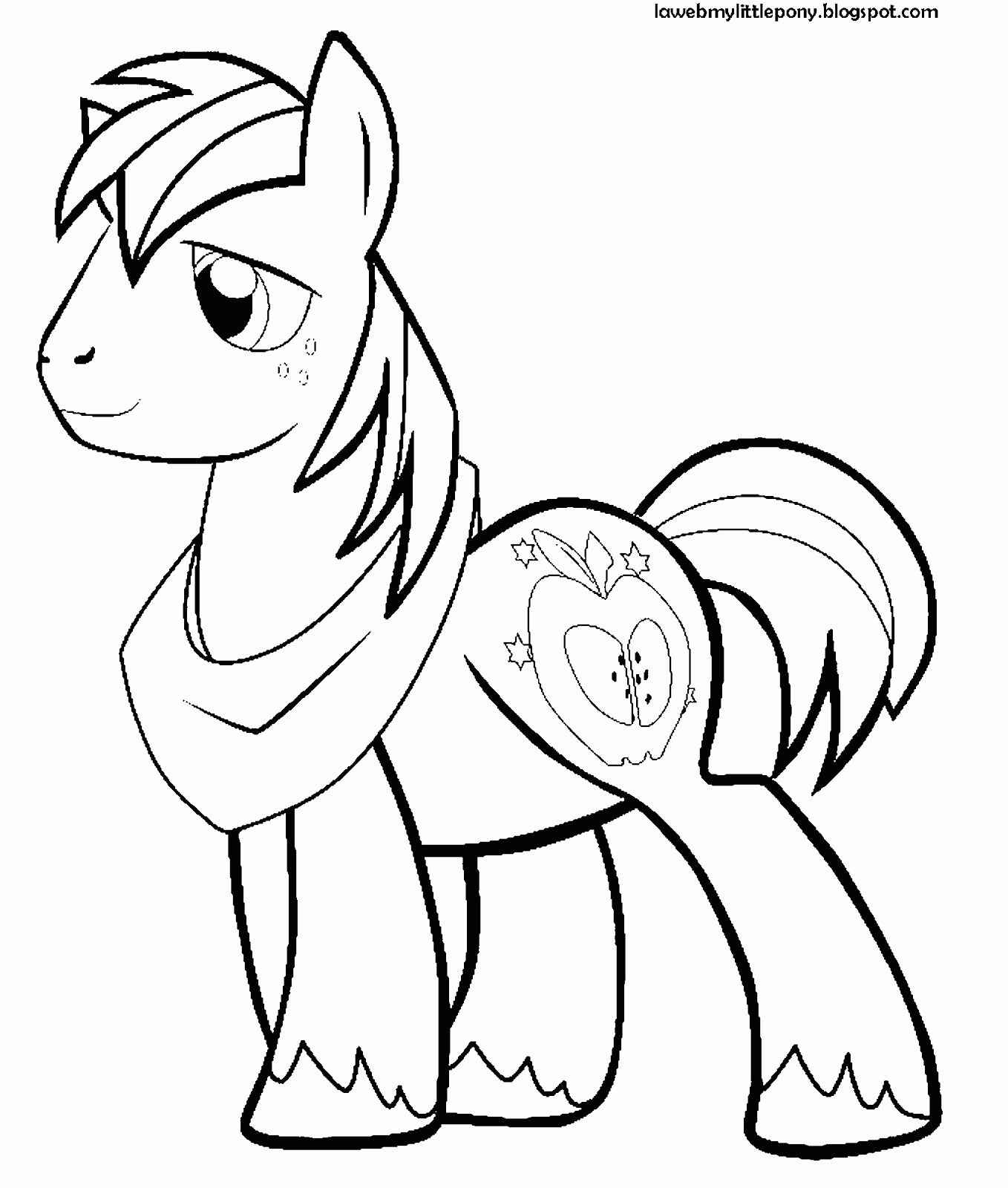 big macintosh my little pony coloring pages - photo #7