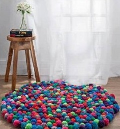 Yuk Bikin Karpet Mini yang Unik Dari Benang Wol ! Yuk Bikin Karpet Mini yang Unik Dari Benang Wol !