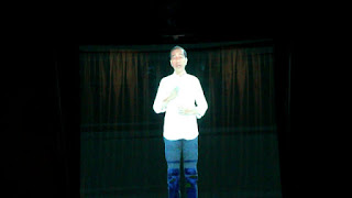 Jokowi Sapa Warga Kuningan Melalui Video Hologram Sosialisasikan Hasil Kerja Jokowi Sapa Warga Kuningan Melalui Video Hologram Sosialisasikan Hasil Kerja
