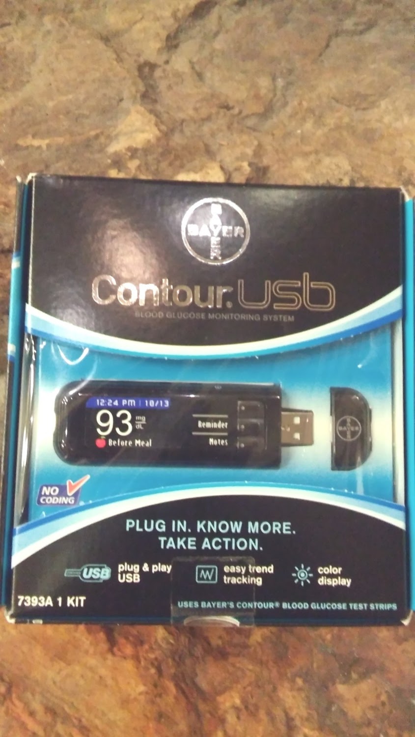 BAYER Contour USB Blood Glucose Monitoring System Kit 7393A Factory