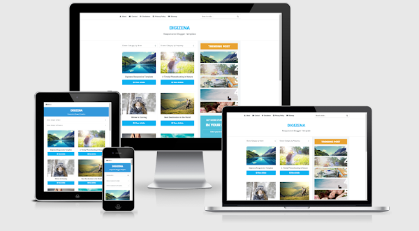 Digizena Responsive Blogger Template