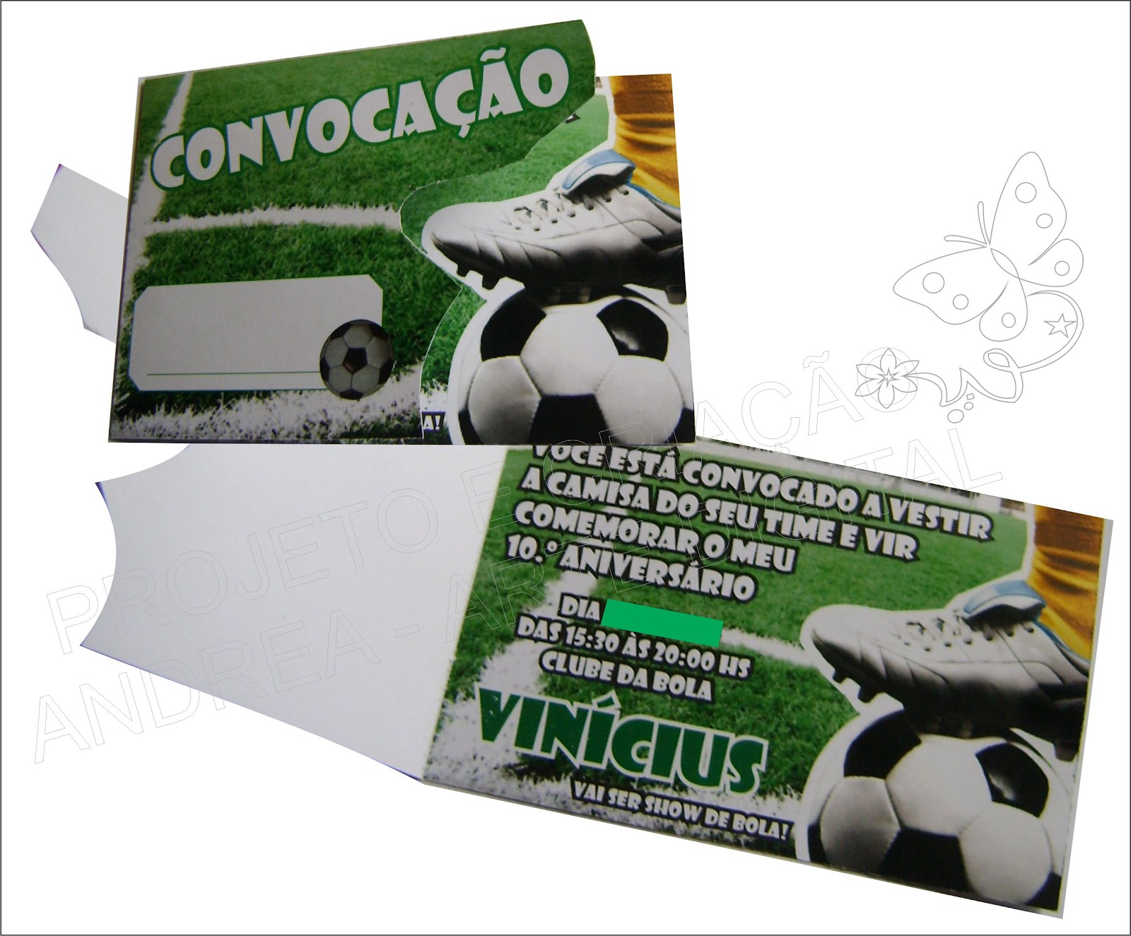 ANDREA - ARTE DIGITAL: CONVITE ANIVERSÁRIO VINICIUS - 10 ANOS