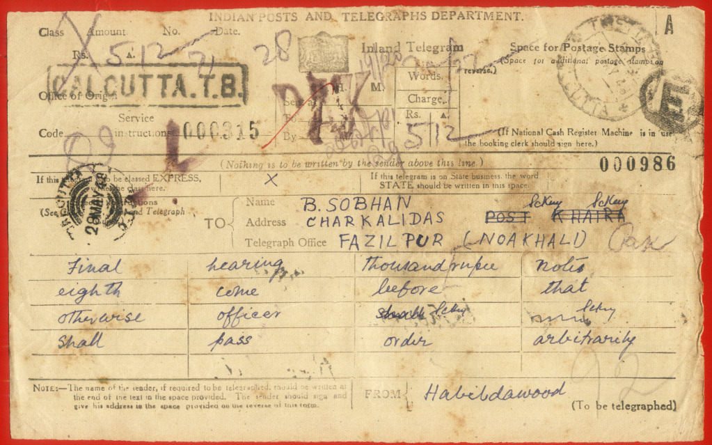 Heritage of India Vintage Telegrams of India(Farewell to the 163 Year