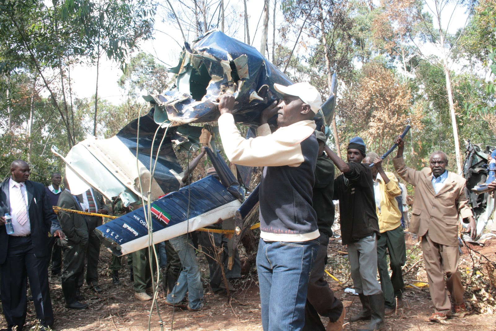 Daily News Kenya Killer Chopper debris removed