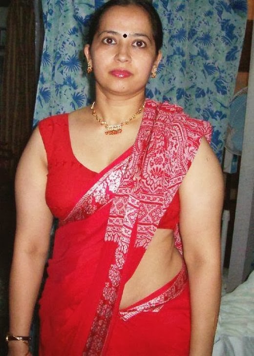 Red Saree Beauty Aunty Beauty Tamil Nadu Aunties Girls