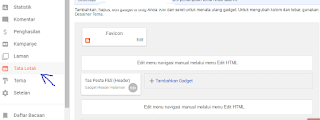 ATUR TATA LETAK TEMPLATE BLOGSPOT