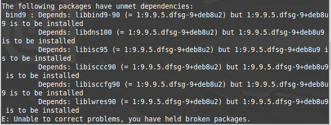 The following packages have unmet dependencies. U9 installation guide. 1/9*3u. d. crystal texting the gr8 deb8. dfsg.