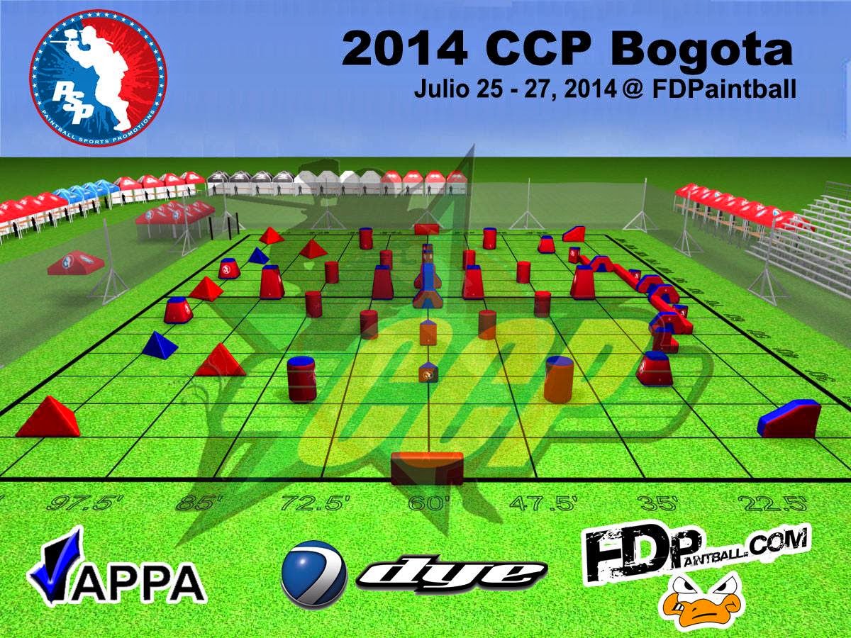 Se lanzo el layout del Circuito Colombiano de Paintball CCP Fecha