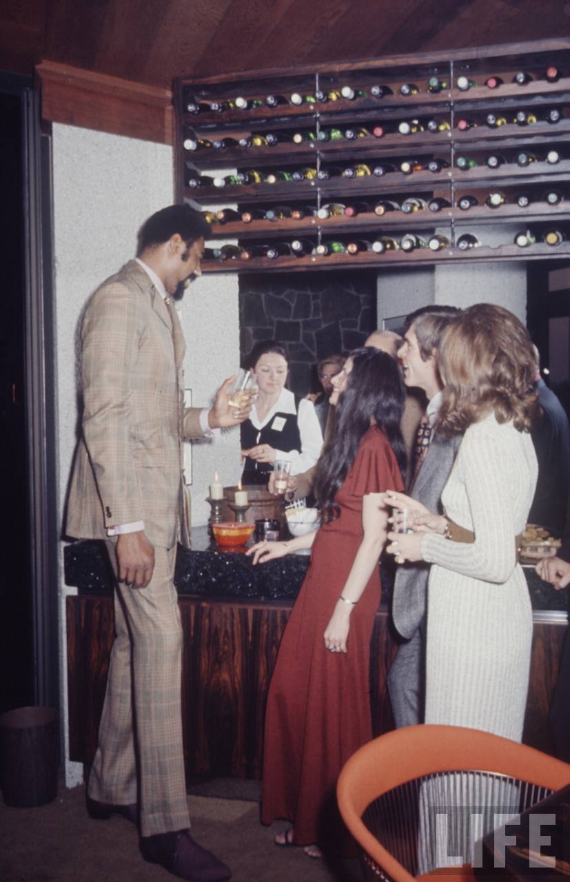 Inside Wilt Chamberlain's Bungalow, 1972 ~ vintage everyday