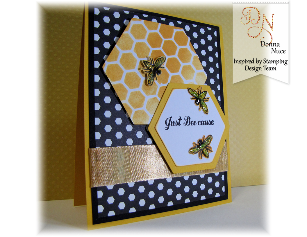 Inspired by Stamping, Crafty Colonel, Honey Bees Stamp Set, Just for You Card