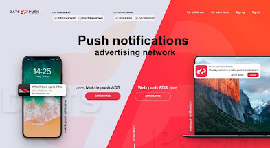 DatsPush Ad Network Dapat Uang Hanya dengan Notifikasi