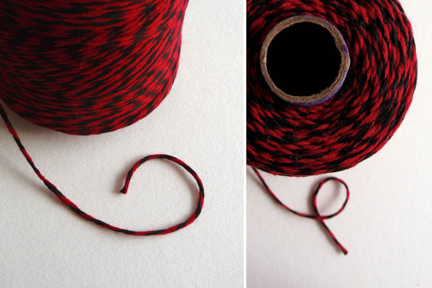 edizioni Red and Black Twine in sale