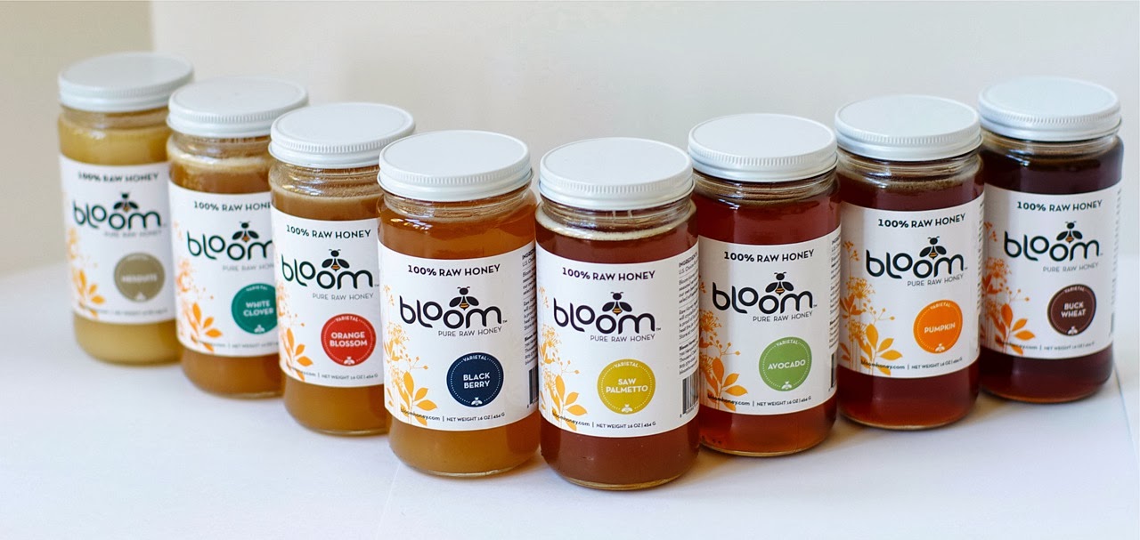 Bloom+honey, raw+honey