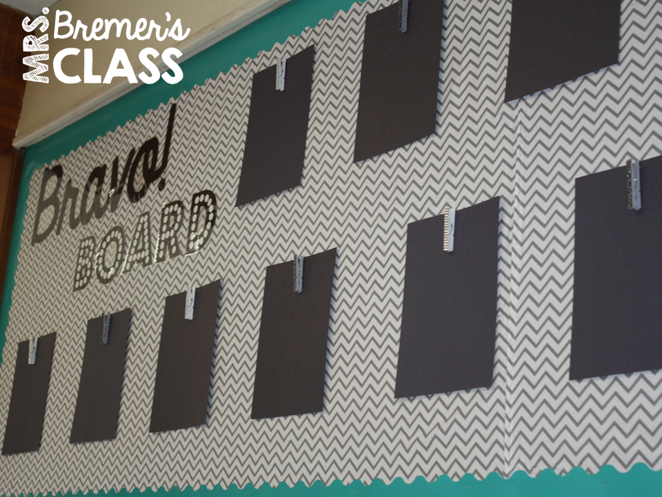 Mrs. Bremer's Class Bright Idea Displaying Student Work