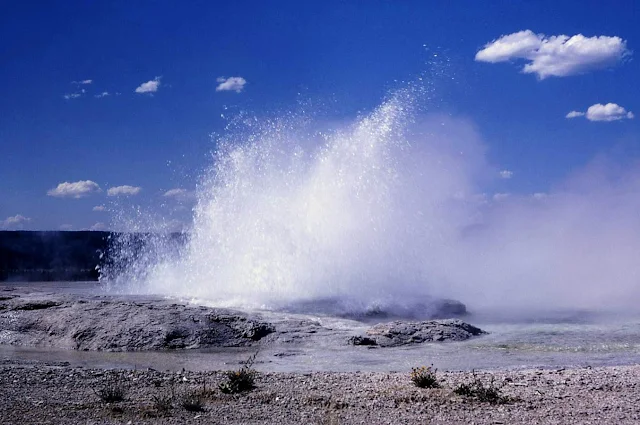 A Geyser Erupted in Yellowstone and 80 Years of Human Trash Poured Out