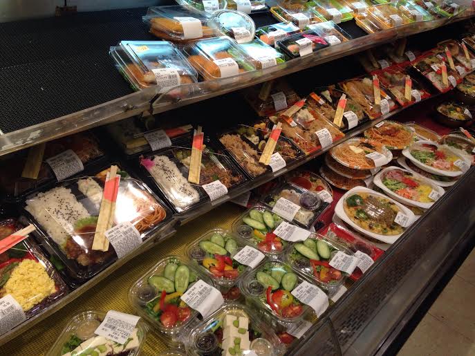 Deli Section at a Japanese Supermarket in the U.S. Mitsuwa It has