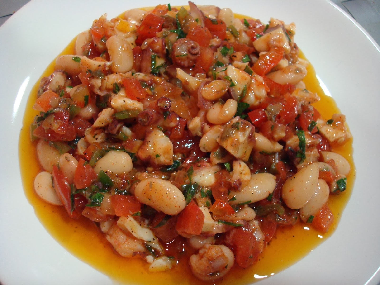 Chicane Recetas de cocina Salpicón de marisco y alubias