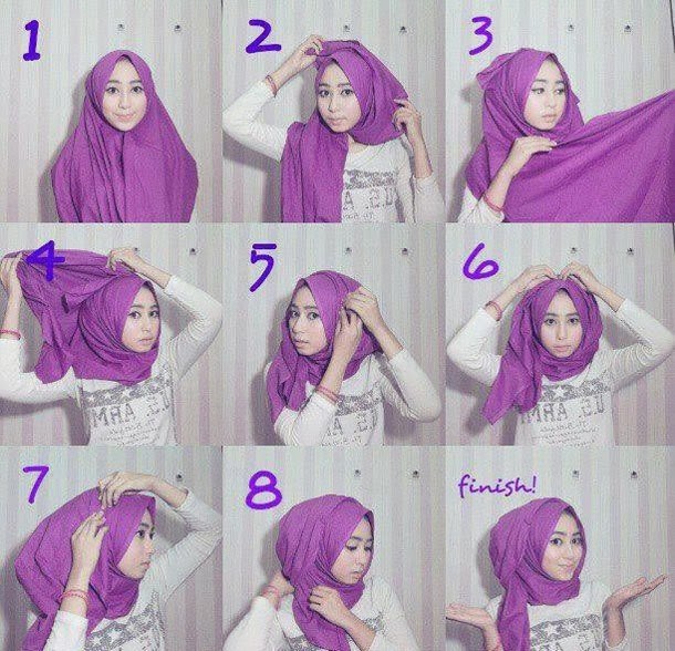 cara memakai hijab segi empat lengkap cara memakai hijab segi empat lengkap