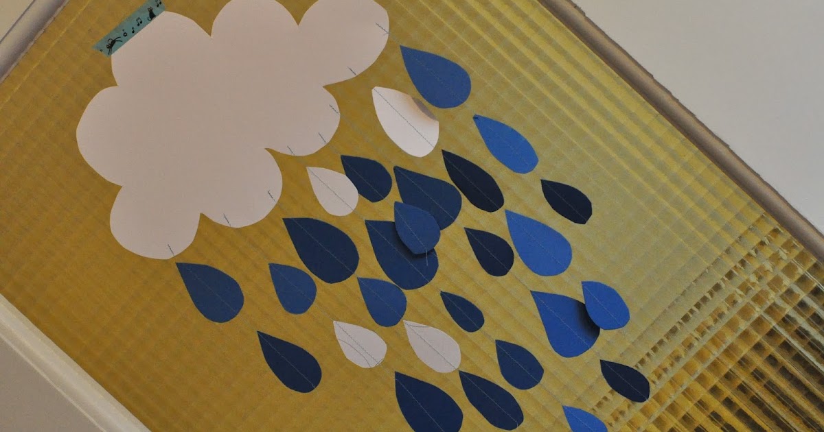 DIY- or die!: Anleitung: Regenwolke aus Papier