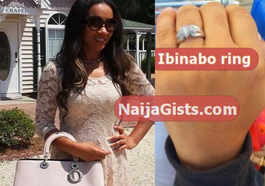 ibinabo fiberesima engagement ring ibinabo fiberesima engagement ring