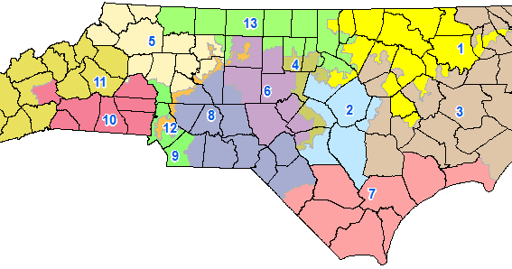 TRIADWATCH: North Carolina Congressional Map is out for District #13