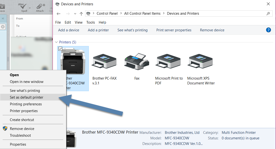 Eyonic systems missing default printer stop windows from managing your printers