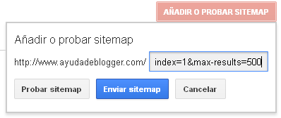 Como enviar un SiteMap a Google