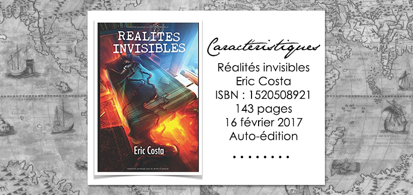 Couverture du livre Réalités invisibles d'Eric Costa Réalités invisibles d'Eric Costa
