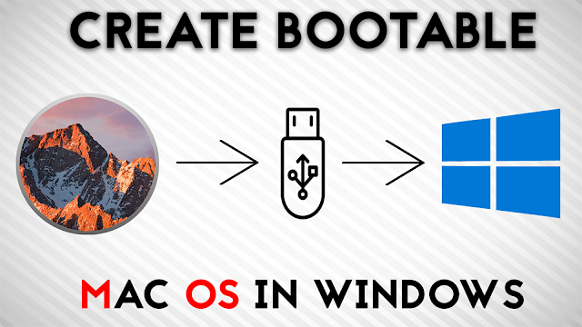 create macos install usb from windows