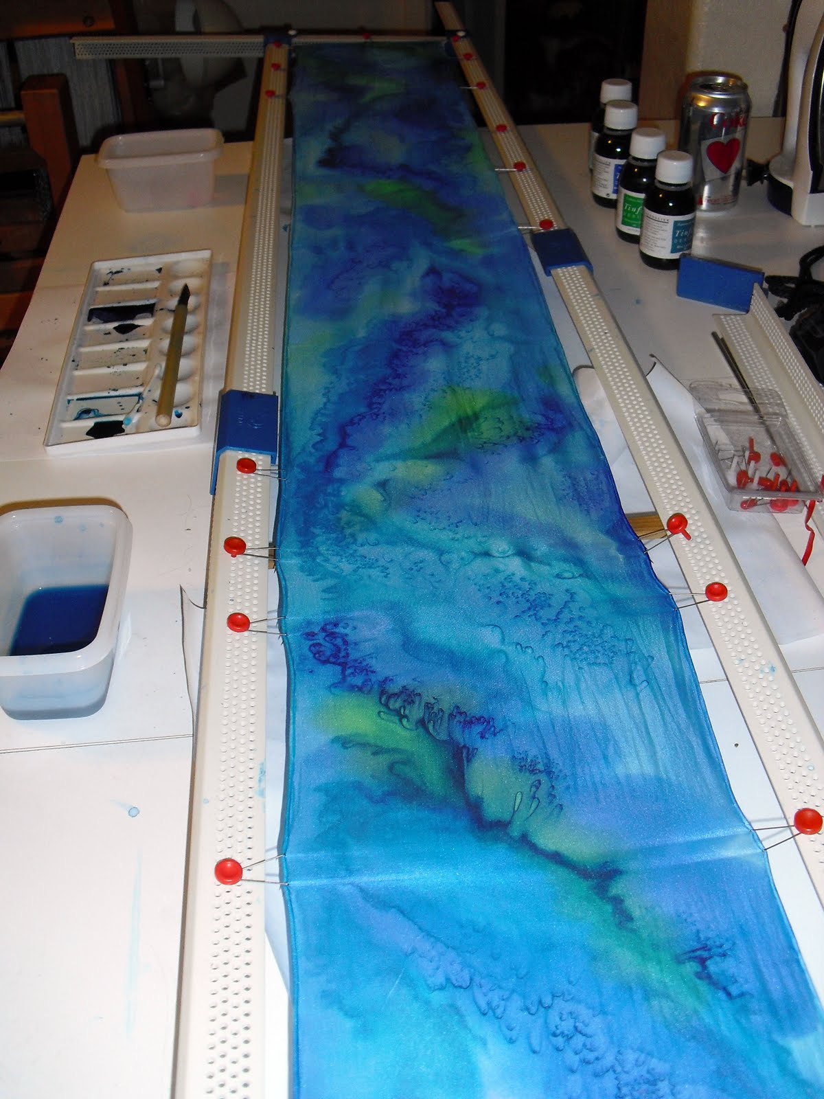 Tangible Daydreams Tutorial Silk Scarf Painting