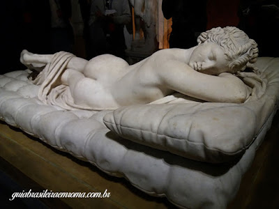 galeria borghese hermafrodita bernini expo - Roma em Dezembro 2017