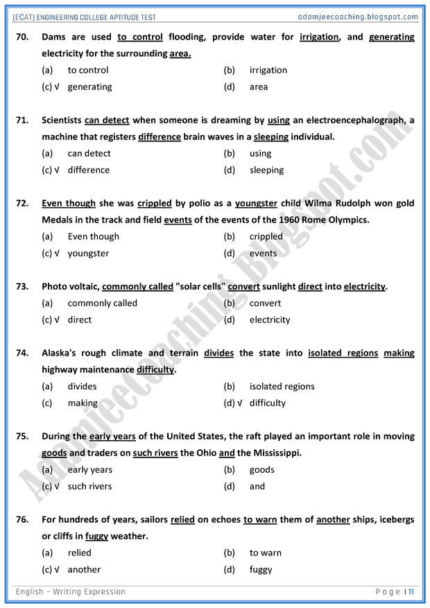 ecat-english-writing-expression-mcqs-for-engineering-college-entry-test